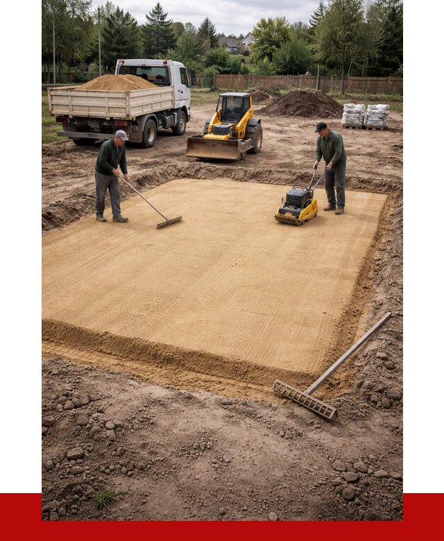 Устройство песчаной подушки в Железногорске от 4652 р. ПРОНЕРУДЖлр